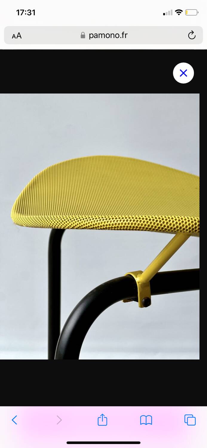 Nagasaki chairs by Mathieu Mategot edition Gubi