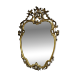 Gilded wooden violin mirror