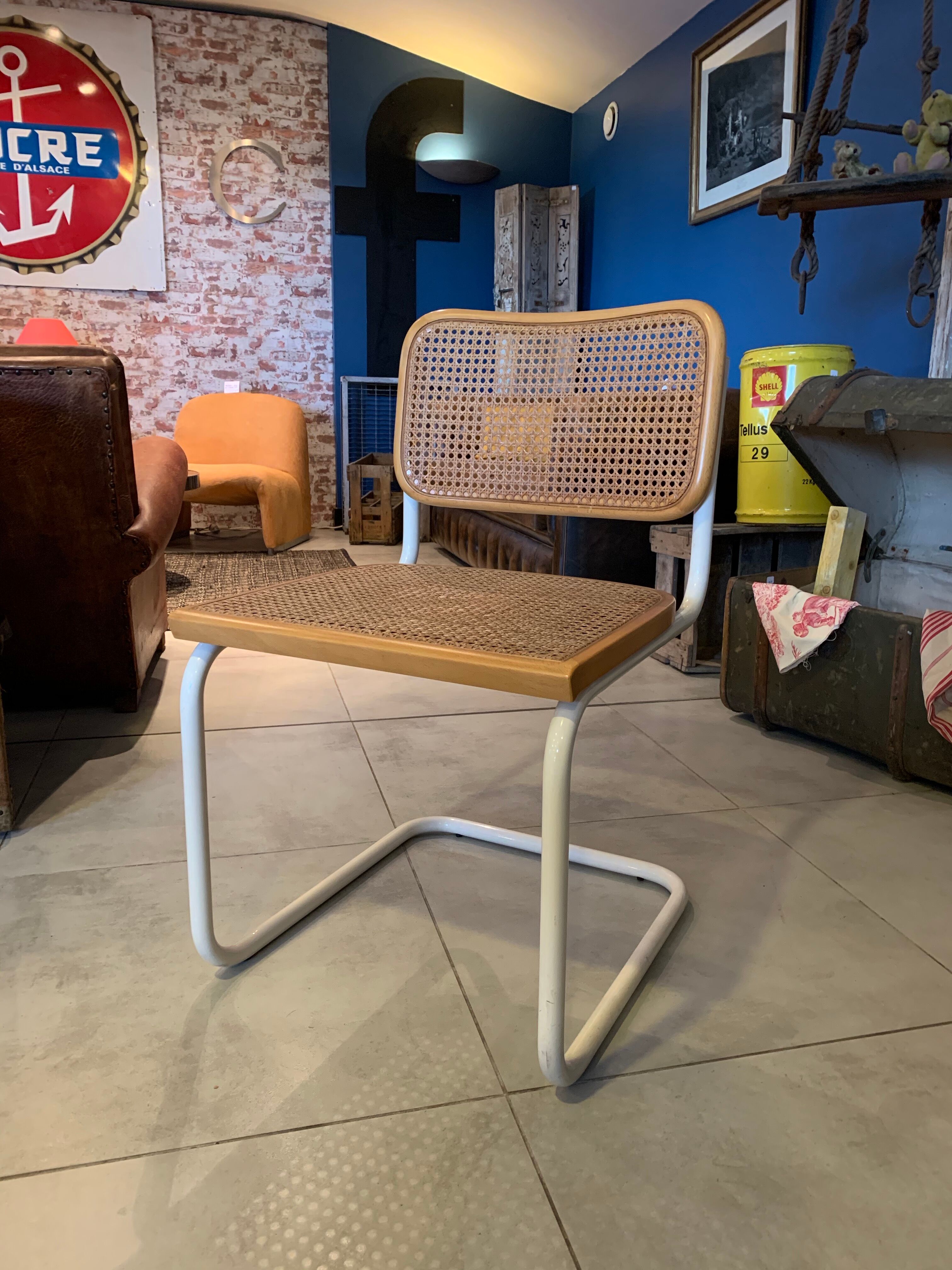 Series of 4 chairs cidue by Marcel Breuer