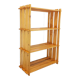 Bookcase vintage pine shelf from the 80s in the style of Maison Regain