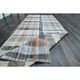 Vintage Turkish Oushak Handmade Wool Cotton Green Runner Rug 125x310