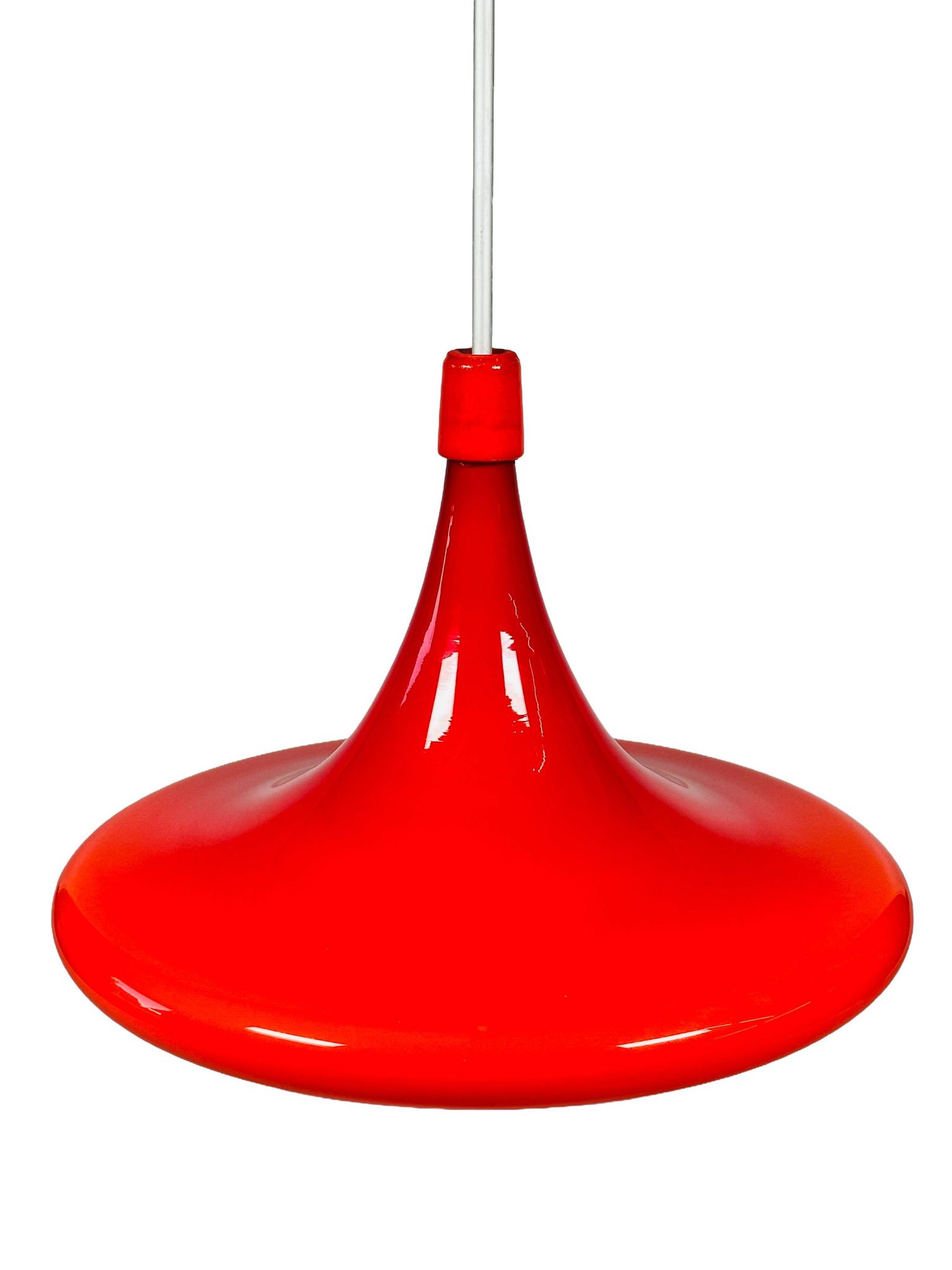 1960s/70s UFO Ceiling Lamp Hanging Lamp by Doria Leuchten Glass Space Age