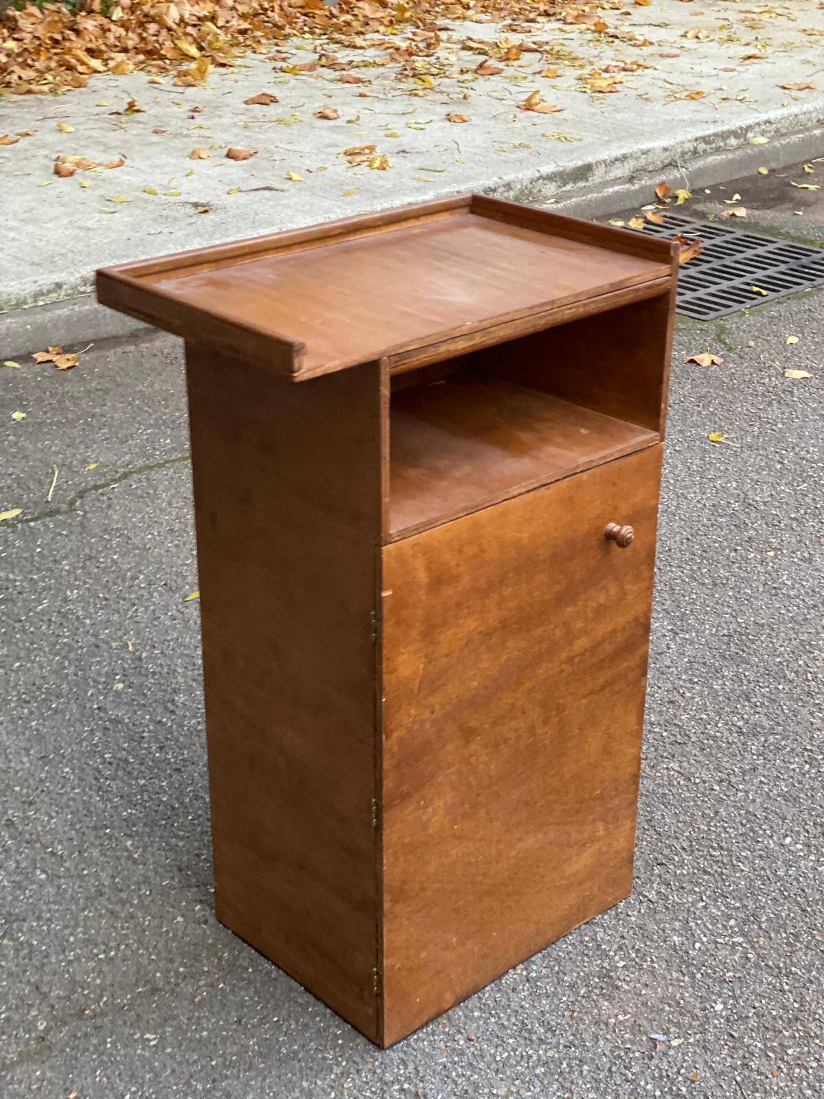 Scandinavian oak shelf, 1960s
