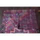 Vintage Turkish Oushak Handmade Wool Cotton Purple Runner 83x345