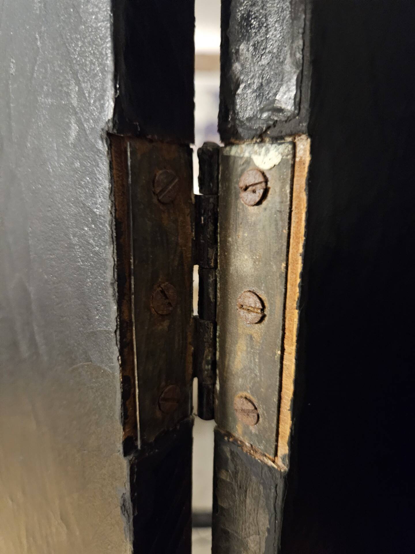 Rare paravent Art déco peint à la main dans le style de Michel-Ange