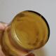 Vintage amber glass carafe with matching stopper – H 27 cm