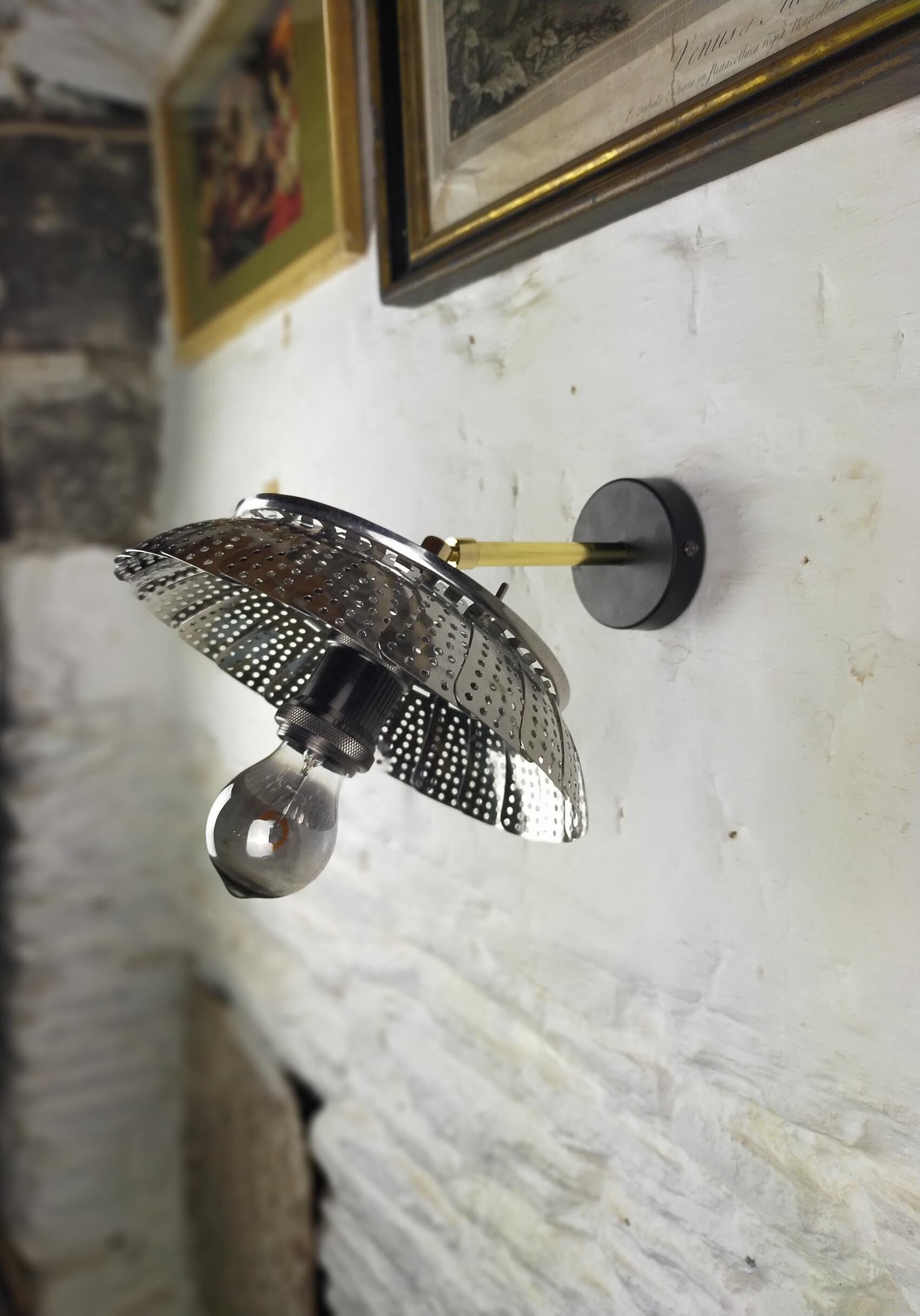 “la papillote” wall lamp by François Marin