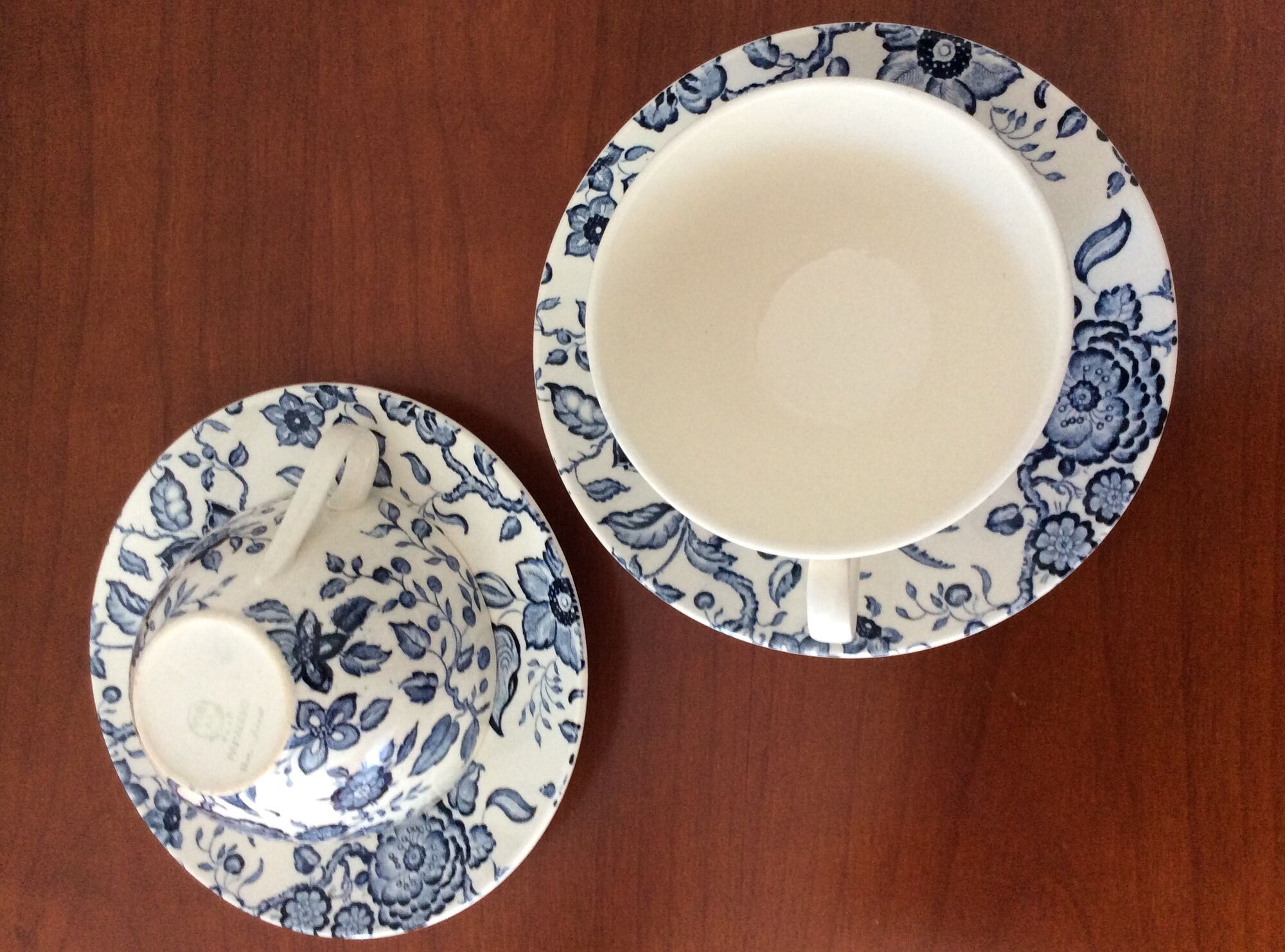 Lot of 2 cups and 2 cups villeroy & boch "paradiso"