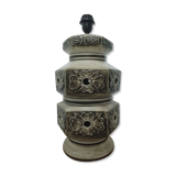 Double lighting ceramic lamp stand