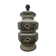 Double lighting ceramic lamp stand