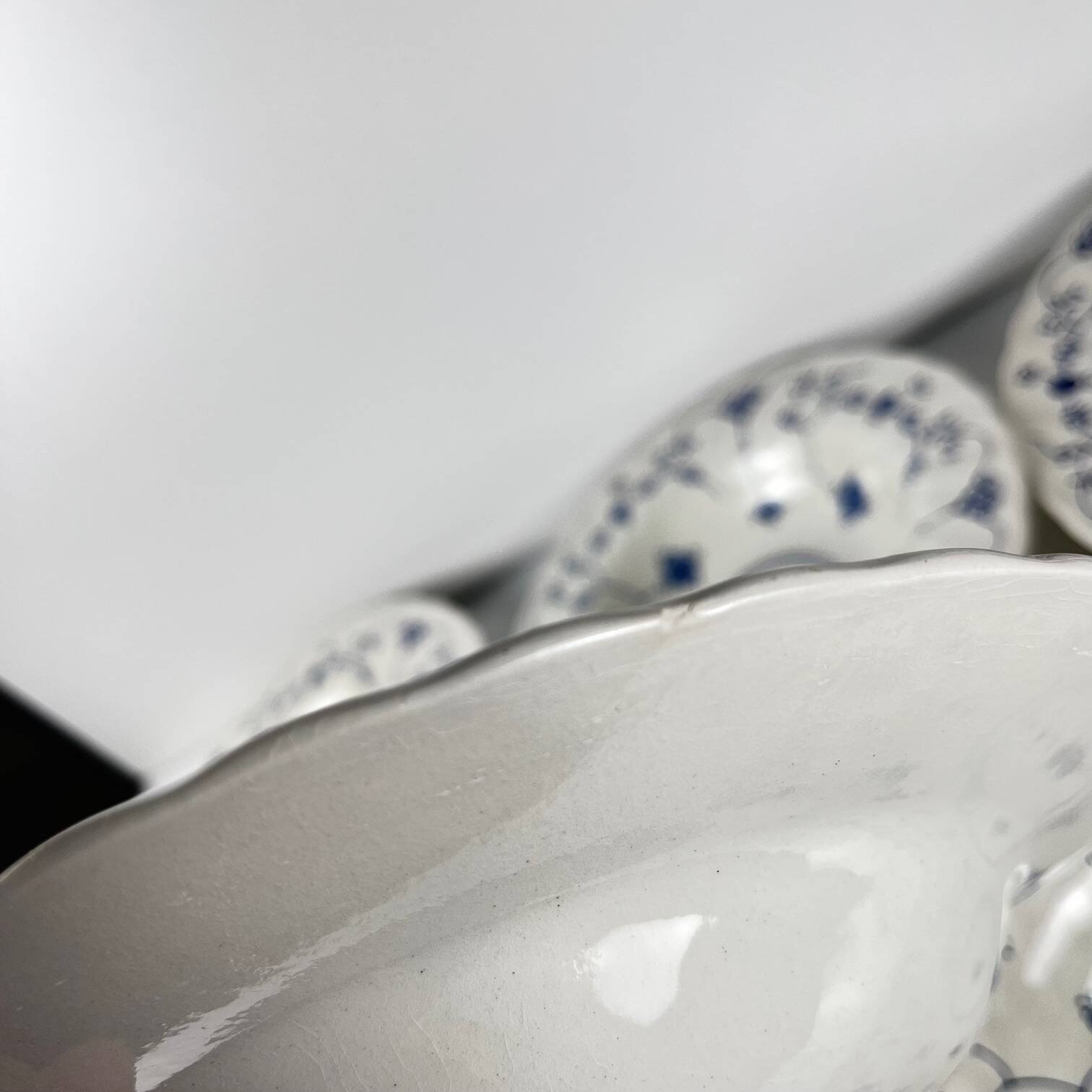 Set of 6 "Finlandia" soup plates by Myott, Staffordshire, UK