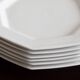 6 assiettes plates octogonales modèle Héritage - Johnson Brothers