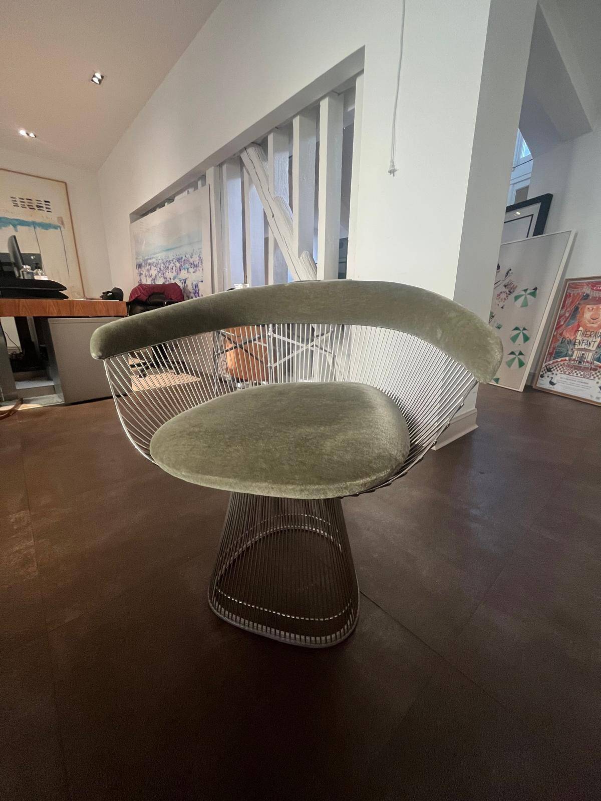 Petit fauteuil collection warren platner ( lot de 8 fauteuils )