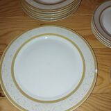 set of antique porcelain tableware from Austria – gilding –