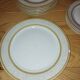set of antique porcelain tableware from Austria – gilding –