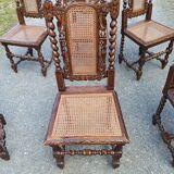 6 Louis XIII style chairs