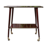 Vintage serving roller table