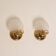 PAIR OF SHELL WALL SCONCES BY DEKNUDT