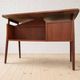 Bureau en teck petit danois par Gunnar Nielsen pour Tibergaard