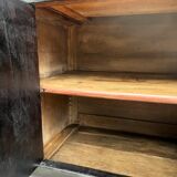 Sideboard - showcase 2 old body in blackened wood