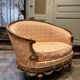 Small Sofa / Marquise From the Napoleon III Period in Waxed Wood in Louis XVI Style