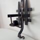 Vintage brutalist wall sconce