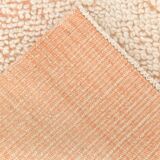 4x7 Salmon Beige Handmade Turkish Vintage Rug