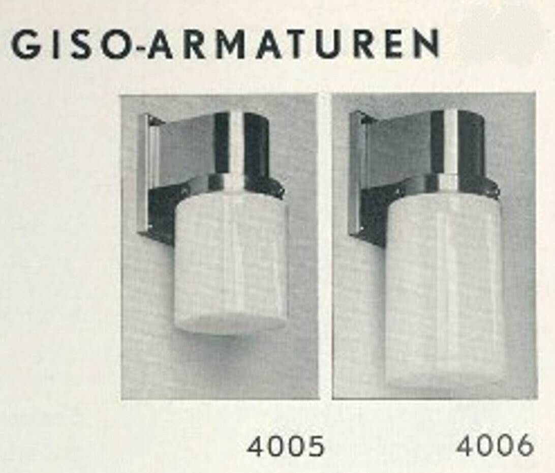 1930s Art Deco wall light by Gispen; Giso no. 4006