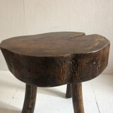 Brutalist tripod coffee table