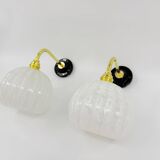 Clichy glass wall lights