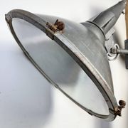 Large Vintage Industrial Aluminium Factory Wall Spotlight, 1970s