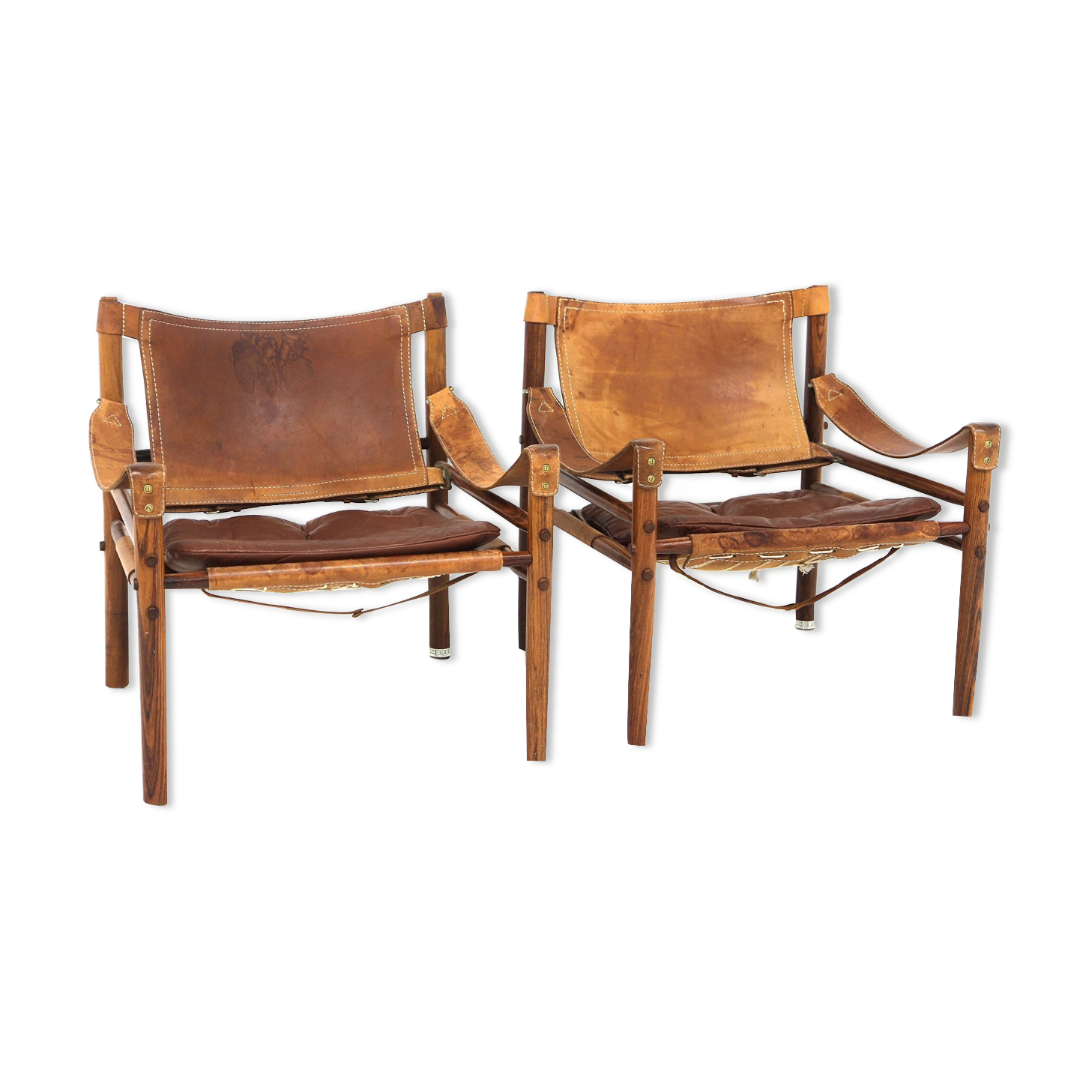 Set of 2 armchairs "Sirocco" Arne Norell, Sweden, 1960