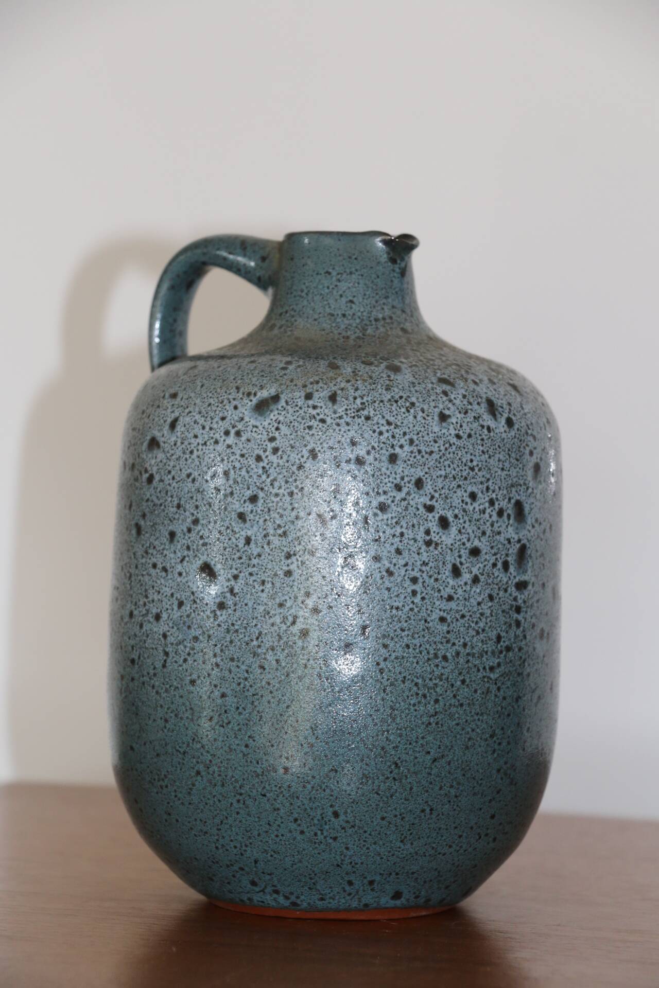 Blue ceramic vase