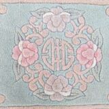 Chinese handmade wool rug - 91x61cm