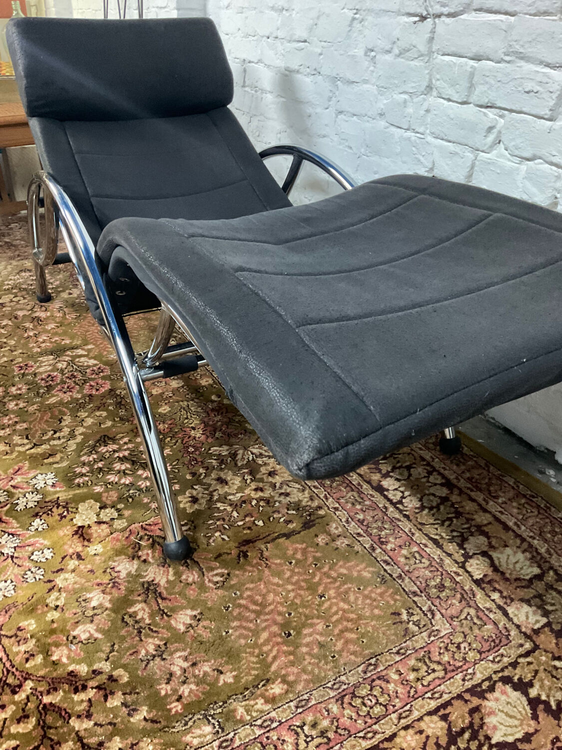 Fauteuil lounge à bascule dès années 70-80