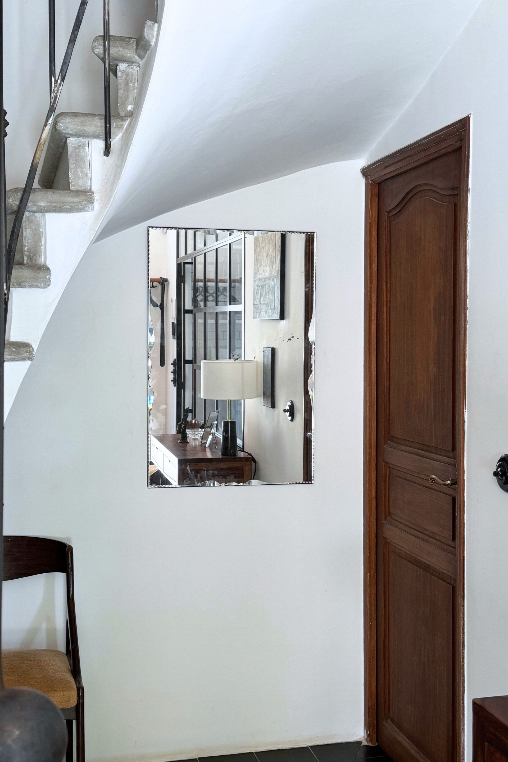 Miroir biseauté, années 50