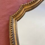 Louis XV shell beaded mirror