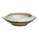 Iron Earth vegetable dish Salins model Old Checkerboard