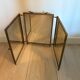 Antieke bronzen triplet spiegel uit 1900