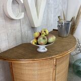 Vintage rattan bar