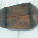 Baignoire en zinc socle en bois