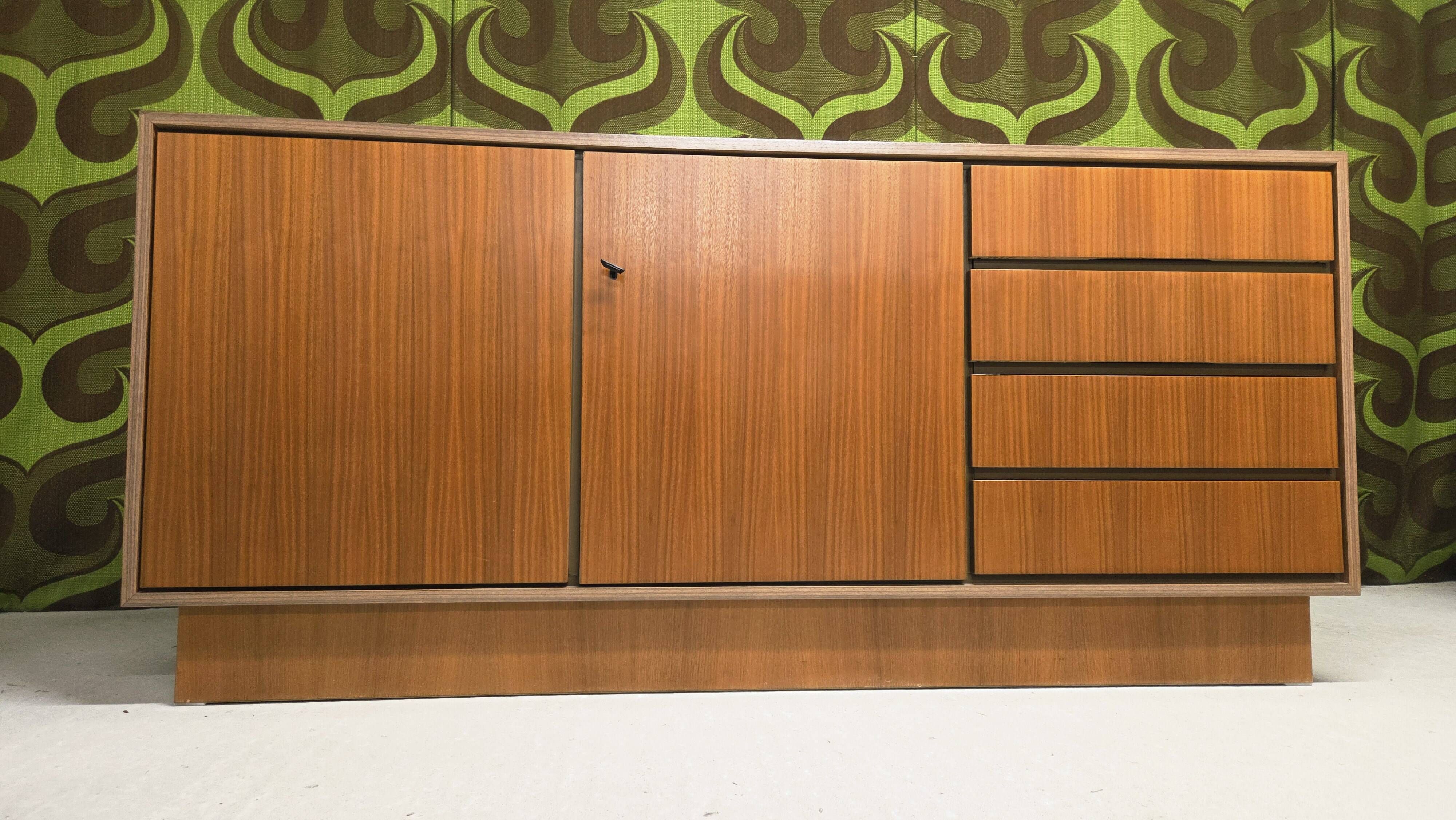 Enfilade allemande  teck  vintage 1960
