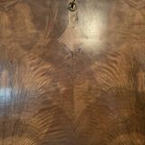 Secretary in solid walnut