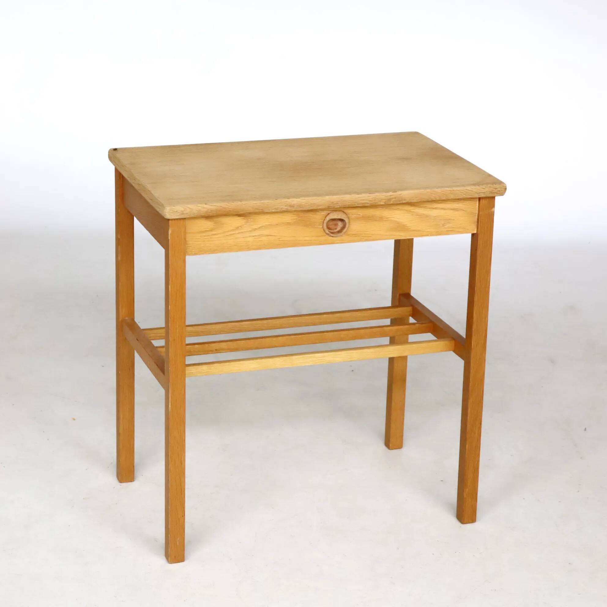 Scandinavian wooden bedside table