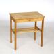 Scandinavian wooden bedside table