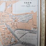 Printed in 1902, map of Caen.