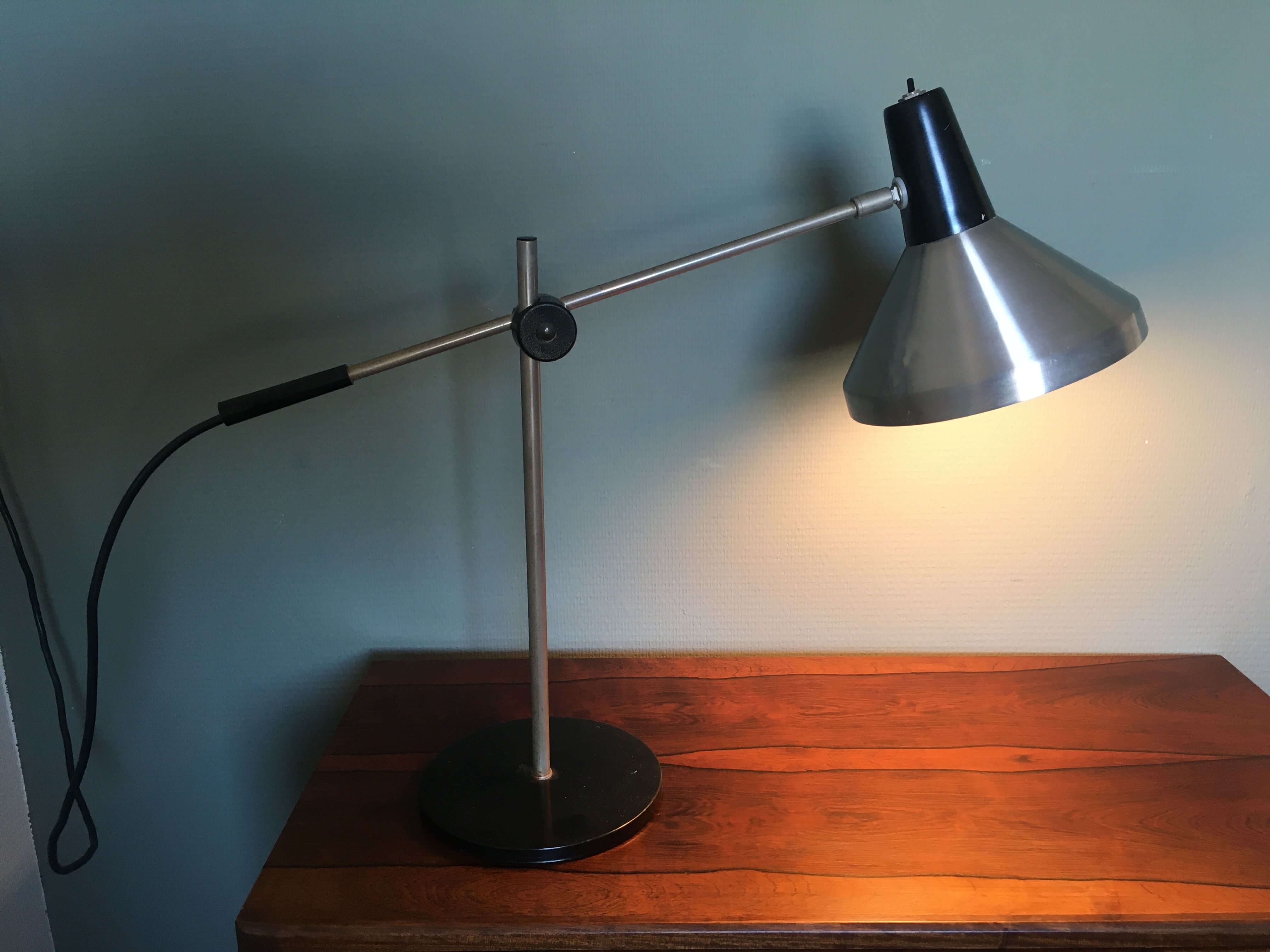 Lampe industrielle Hala du milieu du siècle