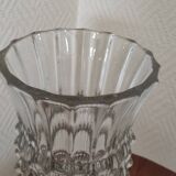 Molded glass vase "thorns"