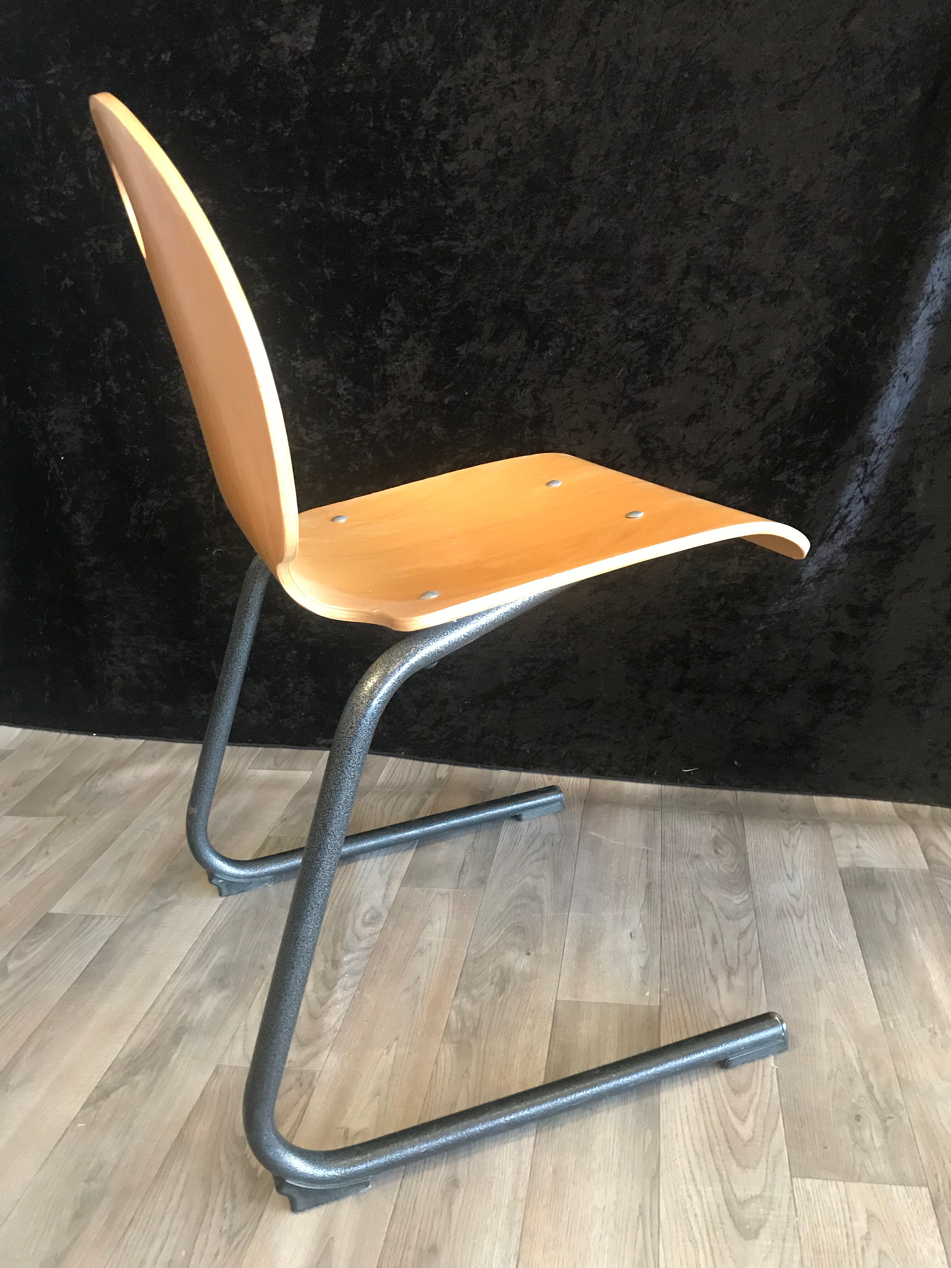 Chair glulam-glued sledge