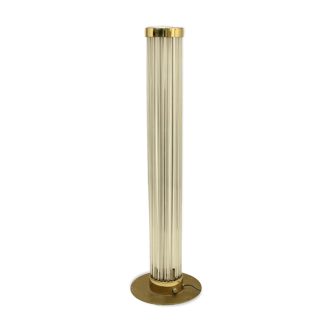 Midcentury glass floor lamp